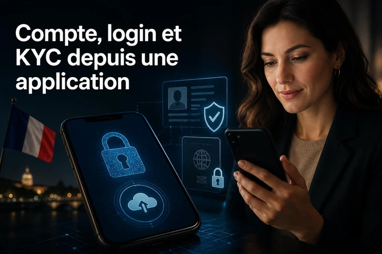 Compte, login et KYC depuis une application