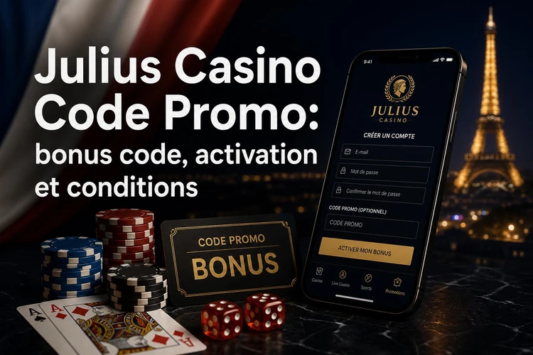 Julius Casino Code Promo: bonus code, activation et conditions